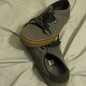 Vans gray shoes, brown gum soles - Brand new